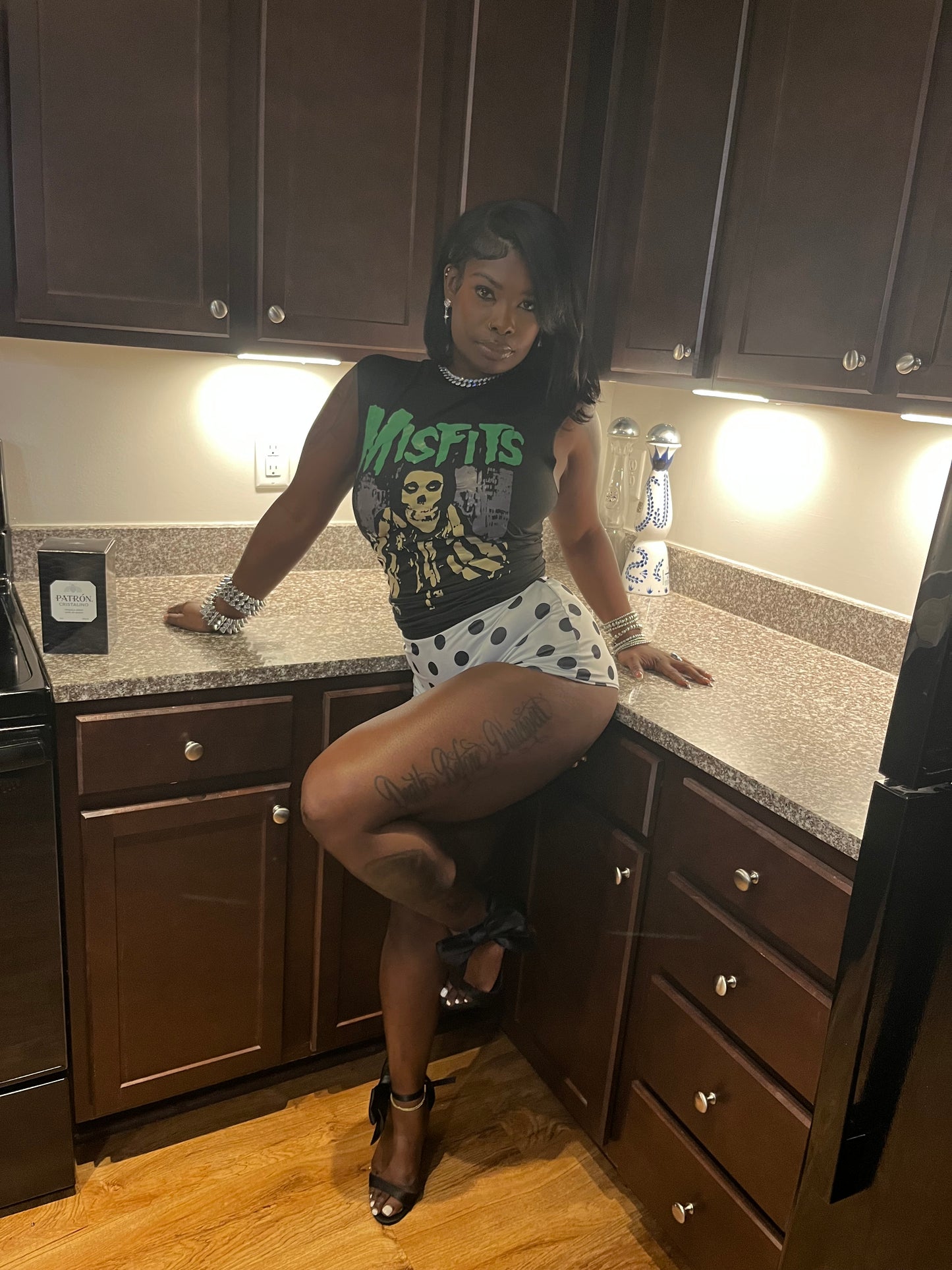 Misfit Polka Dot Set