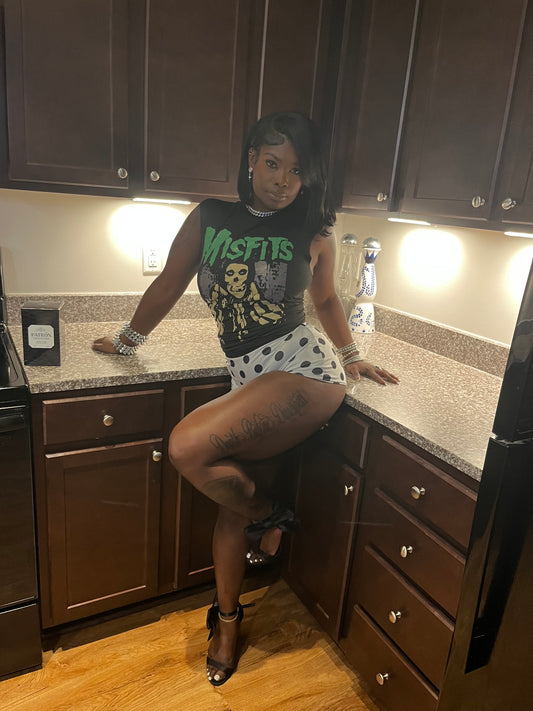 Misfit Polka Dot Set